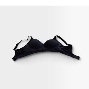 Shapermint Essentials Bra M Black Seamless Wire-Free Comfort Support Daily